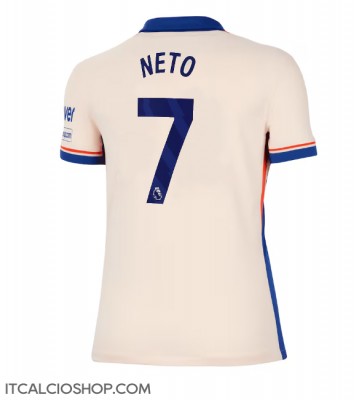 Chelsea Pedro Neto #7 Seconda Maglia Femmina 2024-25 Manica Corta